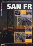 Scan of the preview of San Francisco Rush published in the magazine N64 08, page 1
