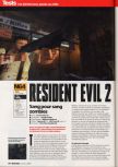 Scan of the review of Resident Evil 2 published in the magazine Game On 07, page 1