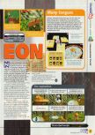 Scan of the preview of Chameleon Twist published in the magazine N64 09, page 3