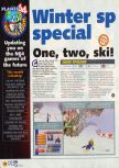 Scan of the preview of Big Mountain 2000 published in the magazine N64 09, page 1