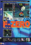 Scan of the preview of F-Zero X published in the magazine N64 11, page 1