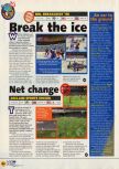 Scan de la preview de NHL Breakaway 98 paru dans le magazine N64 11, page 1