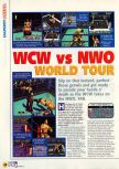 Scan of the review of WCW vs. NWO: World Tour published in the magazine N64 11, page 1