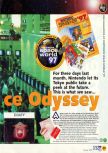 Scan of the article Space World 1997 published in the magazine N64 11, page 2