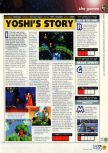 Scan of the preview of Yoshi's Story published in the magazine N64 11, page 1