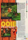 Scan of the preview of Banjo-Kazooie published in the magazine N64 11, page 5