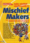 Scan of the walkthrough of Mischief Makers published in the magazine N64 11, page 1