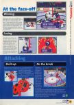 Scan of the walkthrough of Wayne Gretzky's 3D Hockey published in the magazine N64 11, page 2
