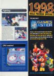 Scan of the walkthrough of Wayne Gretzky's 3D Hockey published in the magazine N64 11, page 4