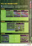 Scan of the walkthrough of NFL Quarterback Club '98 published in the magazine N64 12, page 2