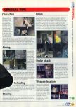 Scan of the walkthrough of Goldeneye 007 published in the magazine N64 12, page 2