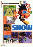 Scan of the review of Snowboard Kids published in the magazine N64 14, page 1
