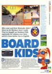 Scan of the review of Snowboard Kids published in the magazine N64 14, page 2