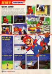 Scan of the review of Super Mario 64 published in the magazine Nintendo Official Magazine 54, page 3