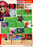 Scan of the review of Super Mario 64 published in the magazine Nintendo Official Magazine 54, page 6