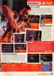 Scan of the preview of NBA Hangtime published in the magazine Nintendo Official Magazine 54, page 2