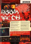 Scan de l'article Doom Watch paru dans le magazine Nintendo Official Magazine 54, page 1