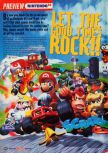 Scan de l'article Let the good times rock!! paru dans le magazine Nintendo Official Magazine 54, page 1
