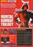 Scan of the review of Mortal Kombat Trilogy published in the magazine Nintendo Official Magazine 58, page 1