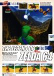 Scan of the preview of The Legend Of Zelda: Ocarina Of Time published in the magazine Nintendo Official Magazine 63, page 1