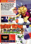 Scan of the review of Diddy Kong Racing published in the magazine Nintendo Official Magazine 63, page 1