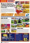 Scan of the review of Mischief Makers published in the magazine Nintendo Official Magazine 63, page 1