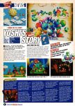 Scan of the preview of Yoshi's Story published in the magazine Nintendo Official Magazine 63, page 1