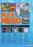 Scan of the review of Bomberman Hero published in the magazine N64 17, page 2