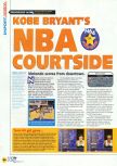 Scan of the review of Kobe Bryant in NBA Courtside published in the magazine N64 17, page 1