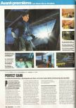 Scan of the preview of Perfect Dark published in the magazine Game On 09, page 2