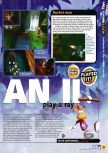 Scan of the preview of Rayman 2: The Great Escape published in the magazine N64 22, page 11