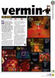 Scan of the preview of Rat Attack published in the magazine N64 22, page 10