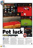 Scan of the preview of Virtual Pool 64 published in the magazine N64 22, page 14