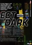 Scan of the preview of Perfect Dark published in the magazine N64 22, page 2
