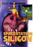 Scan of the review of Space Station Silicon Valley published in the magazine N64 22, page 1