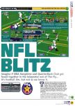 Scan of the review of NFL Blitz published in the magazine N64 22, page 1