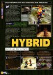 Scan of the preview of Hybrid Heaven published in the magazine N64 22, page 1