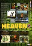 Scan of the preview of Hybrid Heaven published in the magazine N64 22, page 2