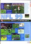 Scan of the review of NFL Quarterback Club '99 published in the magazine N64 23, page 2