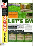 Scan du test de Centre Court Tennis paru dans le magazine N64 23, page 1