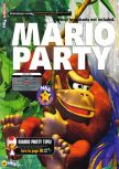 Scan of the review of Mario Party published in the magazine N64 27, page 1