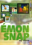 Scan of the preview of Pokemon Snap published in the magazine N64 27, page 2