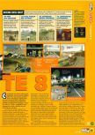 Scan of the review of Vigilante 8 published in the magazine N64 28, page 2