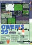 Scan of the preview of Michael Owen's World League Soccer 2000 published in the magazine N64 29, page 10