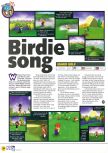 Scan of the preview of Mario Golf published in the magazine N64 29, page 9