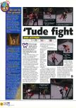 Scan of the preview of WWF Attitude published in the magazine N64 29, page 24