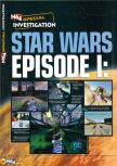 Scan of the preview of Star Wars: Episode I: Racer published in the magazine N64 29, page 1