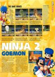 Scan of the review of Mystical Ninja 2 published in the magazine N64 29, page 2