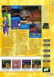Scan of the review of Mystical Ninja 2 published in the magazine N64 29, page 4