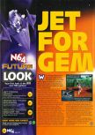 Scan of the preview of Jet Force Gemini published in the magazine N64 29, page 1